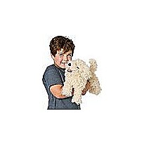 White Poodle Puppy Hand Puppet