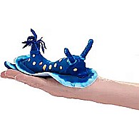 Mini Blue Nudibranch Puppet