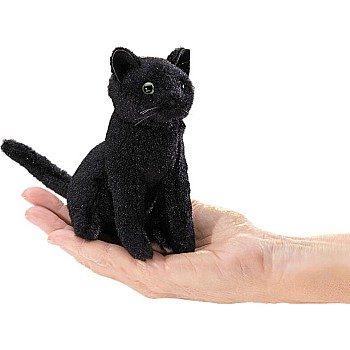 Black Cat Finger Puppet