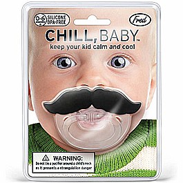 Fred & Friends CHILL, BABY Mustache Pacifier