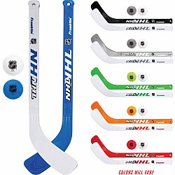 NHL Mh Player Stick and Ball Set (Assorted Colors)