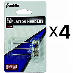 Franklin Sports Metal Inflating Needles 3pc For Ball Pump