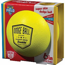 6 Superskin Dodge Ball (Assorted Colors)
