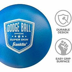 6 Superskin Dodge Ball (Assorted Colors)