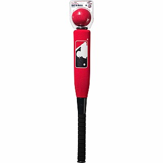 MLB 24 Oversized Foam Bat and Ball (Assorted Colors)