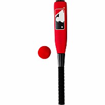 MLB 24 Oversized Foam Bat and Ball (Assorted Colors)