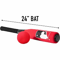 MLB 24 Oversized Foam Bat and Ball (Assorted Colors)