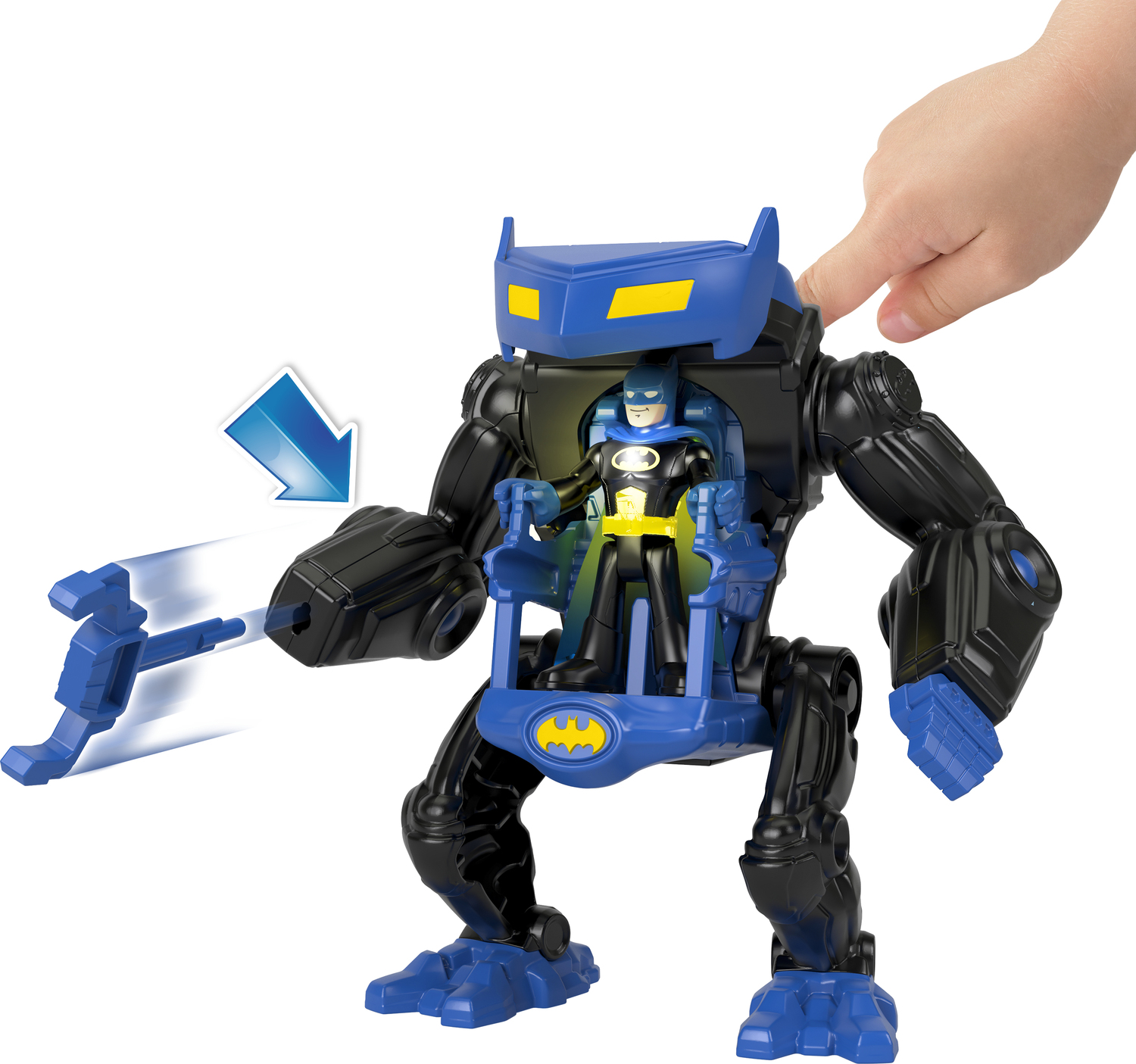 Imaginext Dc Super Friends Batman Battling Robot - Fun Stuff Toys