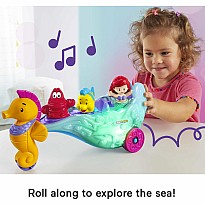  Little People Ariel's Light-Up Sea Carriage