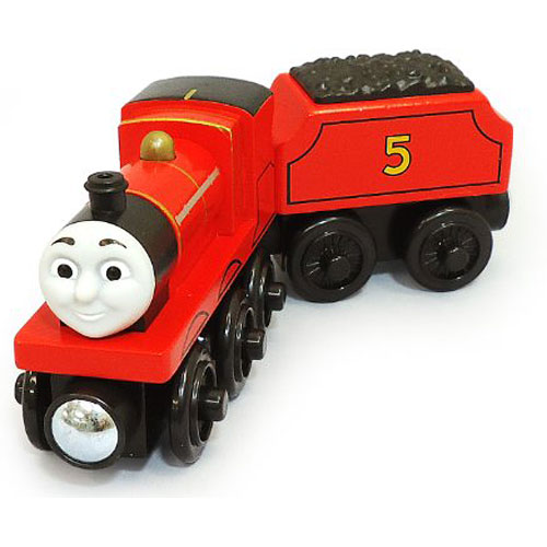 Fisher-Price Thomas the Train Wooden Railway James Engine - Timeless ...