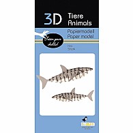 3-D Shark Paper Model