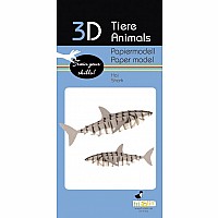 3-D Shark Paper Model