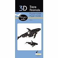 3-D Orca Whale Paper Model