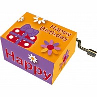 Happy Birthday Present Music Box
