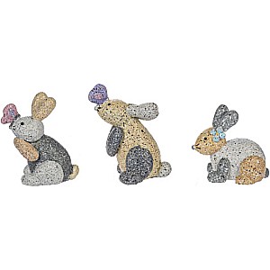 Pebble Bunny Charm (assorted)