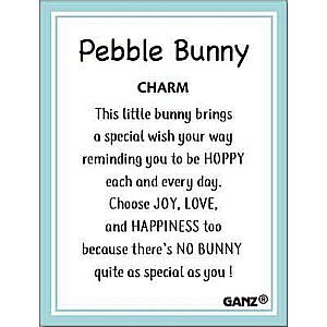 Pebble Bunny Charm (assorted)