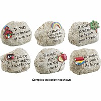 Teacher Paperweight Rocks  (assorted)
