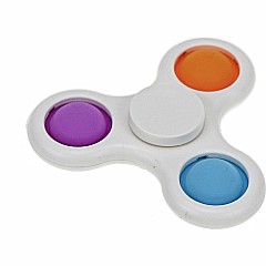 Fidget Spinner with Press and Pop    (assorted)