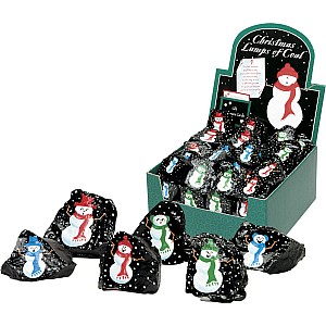 Christmas Lumps of Coal - Snowmen (assorted)