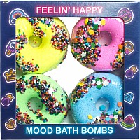 Feelin' Happy Mood Donut Bath Bombs