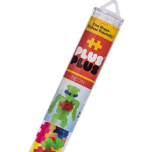 Plus-Plus Tube Neon Mix 70 pcs. - Building Set by Plus Plus (04111)