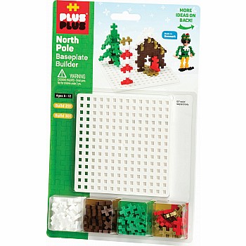 Plus-Plus Baseplate Builder North Pole (240 Piece Set)