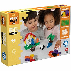 Plus-Plus BIG Learn to Build! Basic Mix (60 Piece Set)