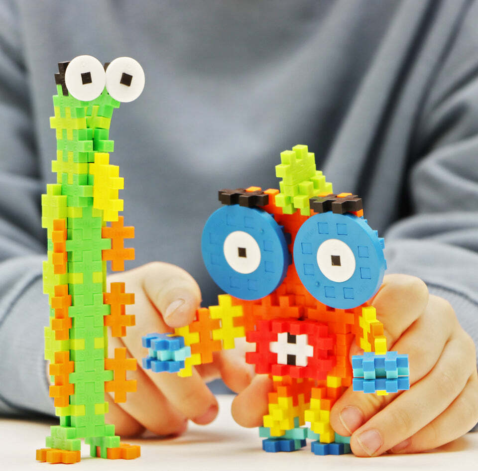 Plus-Plus Learn to Build Creatures (240 Piece Set) - Teaching Toys and ...