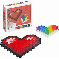 Plus Puzzle by Number 250 pc Hearts Valentines