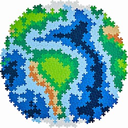 Plus-Plus Puzzle by Number Earth (800 Piece Set)