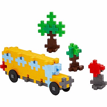 Plus-Plus School Bus (70 Piece Tube)