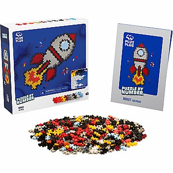 Plus-Plus Puzzle By Number - 500 pc Rocket