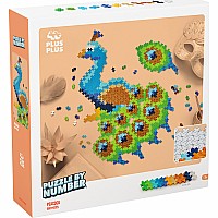 Plus-Plus Puzzle By Number - 800 pc Peacock