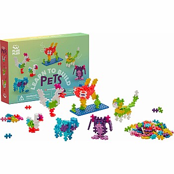 Plus-Plus Learn To Build! Pets (275 Piece Set)