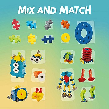 Plus-Plus Learn To Build Robots (250 Piece Set)