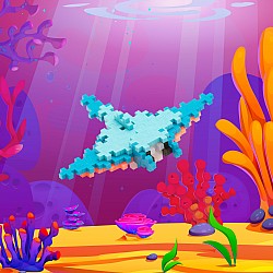 Plus Plus Manta Ray