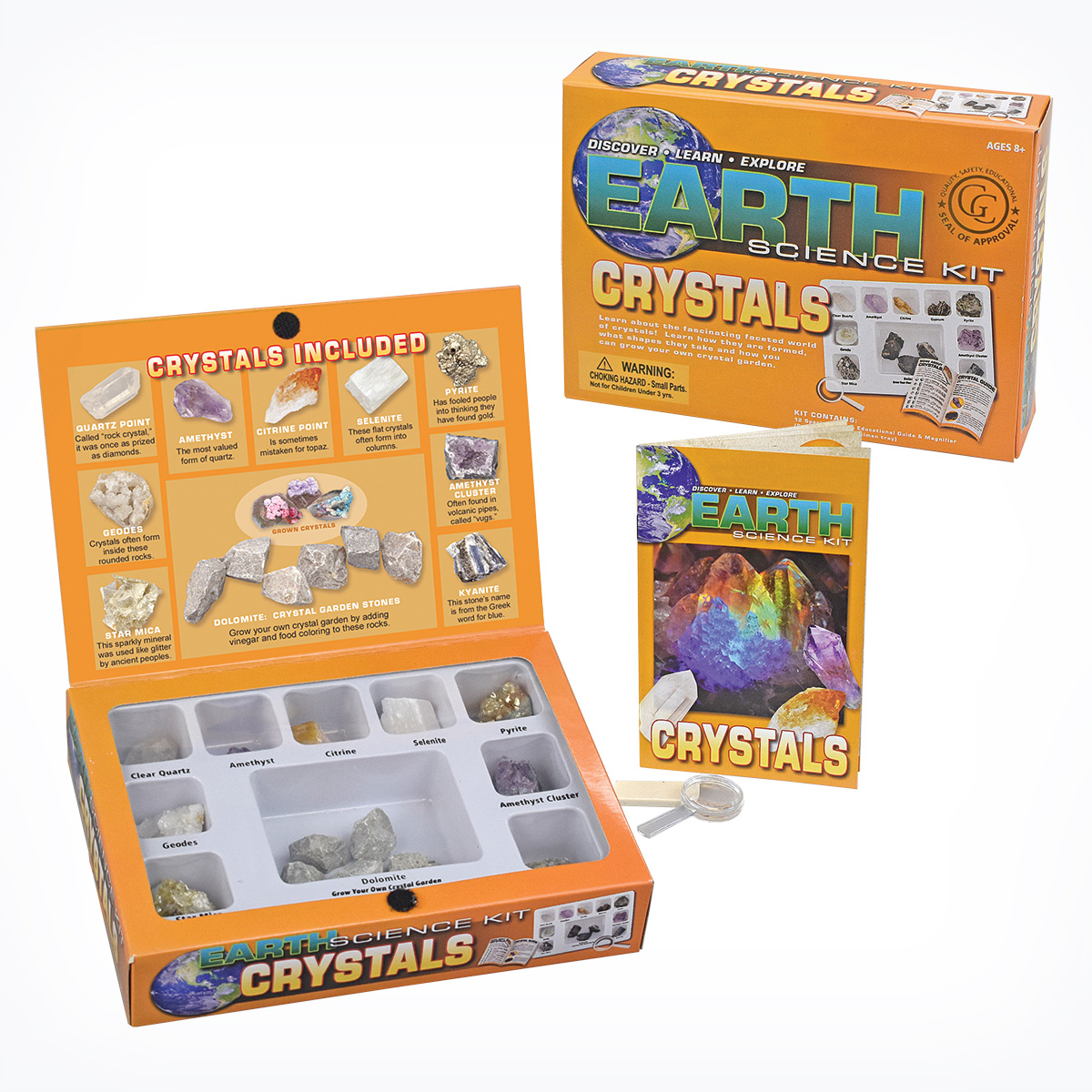 Calico Toy Shoppe Crystal Earth Science Kits from GeoCentral
