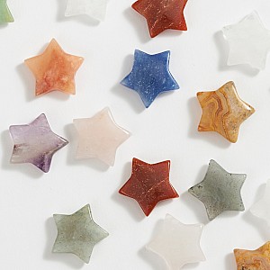 Crystal Carved Stars (assorted)