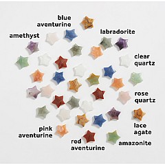Crystal Carved Stars (assorted)