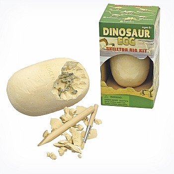 Dinosaur Egg with Skeleton