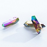 Rainbow Aura Quartz Crystal Points