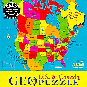 GeoPuzzle USA and Canada