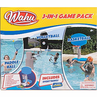 Wahu 3-in-1 Game Pack