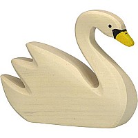 Swan, Swimming - Holztiger