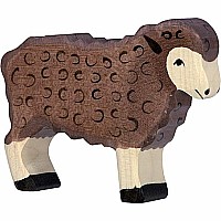 Sheep, Standing, Brown - Holztiger