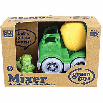 Mixer Construction Truck, Green/Yellow