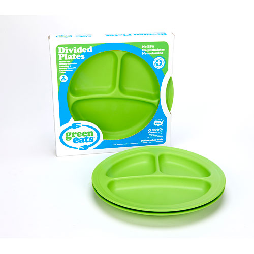 Blue Green Eats 2 Pack Divided Plates