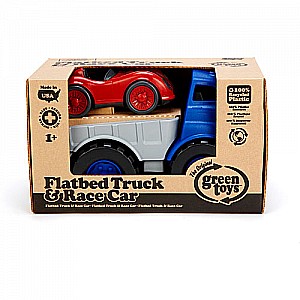 Flatbed with Red Race Car
