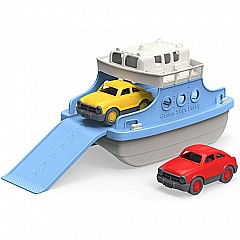 Ferry Boat with Cars (blue & white)