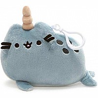 Pusheen Narwhal Clip, 5"